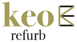 KEO Refurb logo